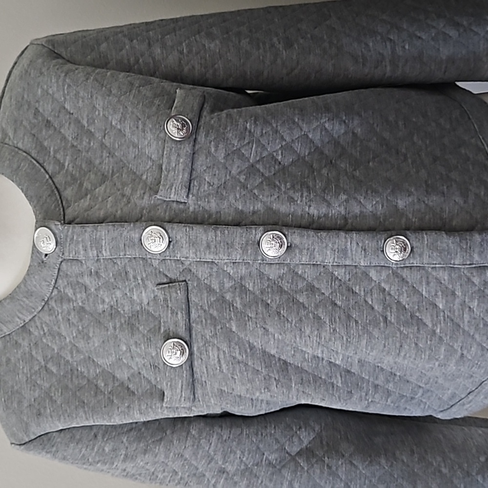 Aqua gray jacket size Small.